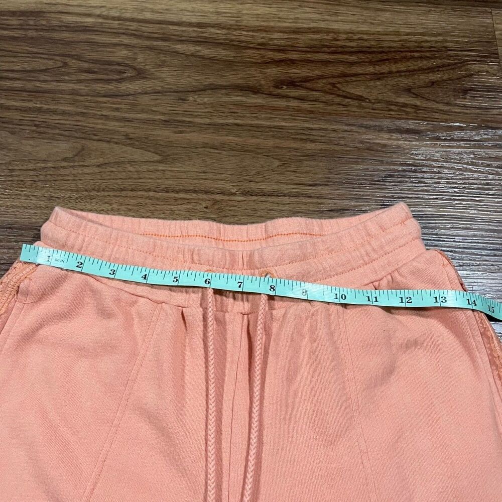 FREE PEOPLE Movement Sweatpants Pink Drawstring Tapered Jogger Cotton Womens XS - Picture 4 of 8